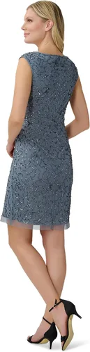 Miniatura 2 de Adrianna Papell Vestido corto con cuentas para mujer