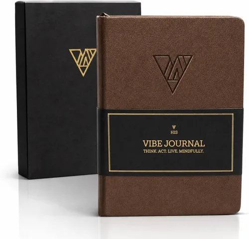 The Vibe Journal | Diario guiado de atención plena de 13 semanas para hombres | Indicaciones diarias dinámicas, ejercicios prácticos y herramientas