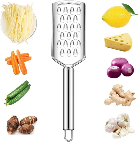 Miniatura 11 de Rallador de queso de mano, rallador de queso de acero inoxidable, ralladores de limón, pelador de verduras de cocina, rallador de alimentos