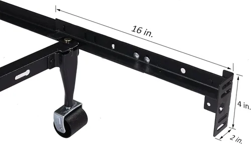 Miniatura 2 de KB Designs - Soportes de extensión para estribo de cama - Twin/Full/Queen/King, 2 piezas, accesorios incluidos