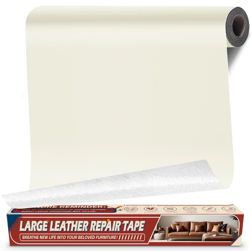 Miniatura 44 de Cahomo - Cinta de parches autoadhesivos para reparación de cuero para sofás - 8x11 pulgadas, kit de reparación de vinilo y cuero para muebles, Café
