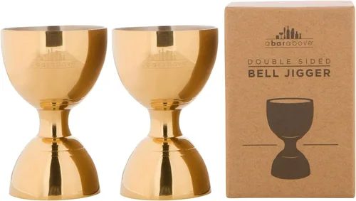 Miniatura 10 de A Bar Above Jigger de campana de alta calidad, acero inoxidable 304 doble jigger de cóctel con 10 medidas internas, herramienta de barra profesional