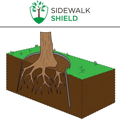 Miniatura 3 de Barrera de control de raíces de árbol (servicio estándar - 18 pulgadas de profundidad, 50 pies)