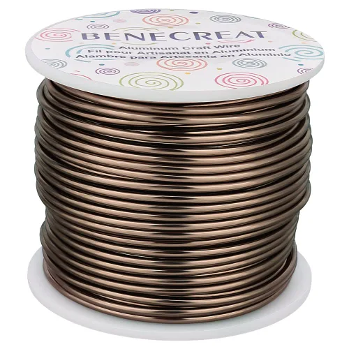 Miniatura 48 de BENECREAT -Alambre de aluminio para joyería de calibre 9, 55 pies, alambre metálico flexible para esculpir, ideal para manualidades de Halloween