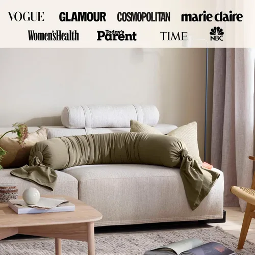 Miniatura 8 de bbhugme Almohada de embarazo ajustable – Soporte de cuerpo completo para dormir de lado – Firmeza y forma ajustables – Soporta espalda, piernas