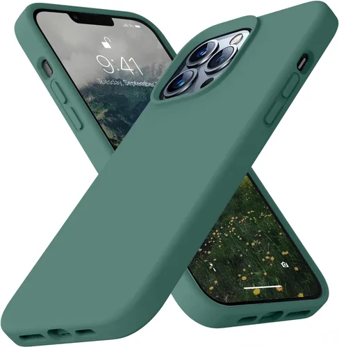 Miniatura 27 de Funda compatible con iPhone 13 de 6.1 pulgadas, de silicona líquida premium [forro de microfibra suave antiarañazos], goma de gel, protección Uva
