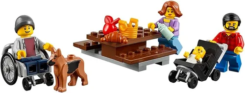 Miniatura 4 de Juego de construcción de LEGO City, diversión en el parque, pack con personas de la ciudad, 60134, 1 unidad