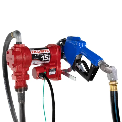 Miniatura 9 de Fill-Rite FR1204H - Bomba de transferencia de combustible de 12 V, 15 GPM (modelo sólo bomba) Gasolina, diésel, queroseno, mezclas de etanol