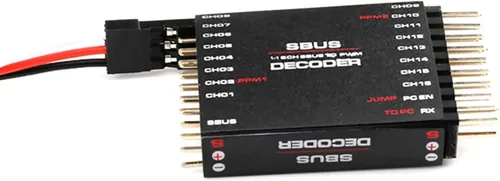 Miniatura 7 de 16CH SBUS a PWM/PPM/DECODER Convertidor para Futaba para Señales SBUS Transmisor Frsky
