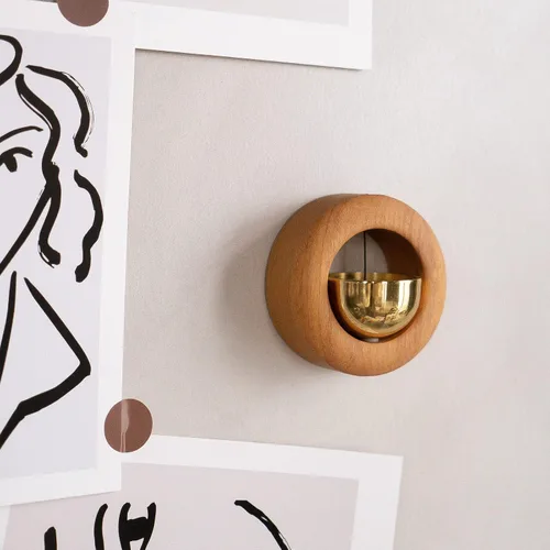 Miniatura 3 de Shopkeepers Campana para apertura de puerta, timbre magnético para negocios, adornos únicos de oficina y decoración colgante para entrada