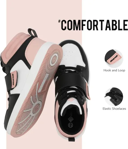 Miniatura 3 de DREAM PAIRS Tenis de baloncesto para niños y niñas