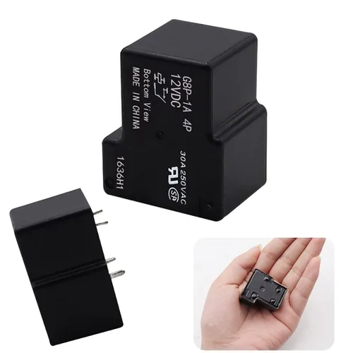 Miniatura 3 de G8P-1A4P-12VDC 30A 250VAC Relé de PCB totalmente sellado para placa de PC o montaje en panel, resuelve el problema de código F01 de la secadora