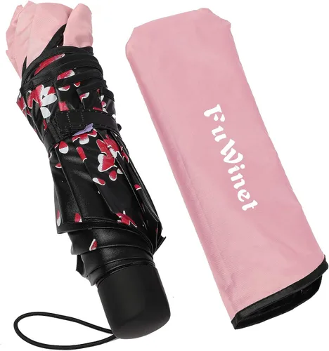 Miniatura 7 de Sakura - Sombrilla plegable resistente al viento anti lluviasol flor de cerezo