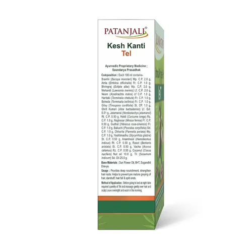 Miniatura 6 de Patanjali Aceite para el cabello Kesh Kanti, 10.1 fl oz