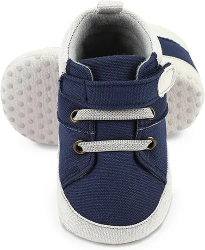 Miniatura 6 de SOFMUO Zapatos deportivos para bebés, niños y niñas, de piel sintética, antideslizantes, suela de goma suave, botines de vestir para niños pequeños