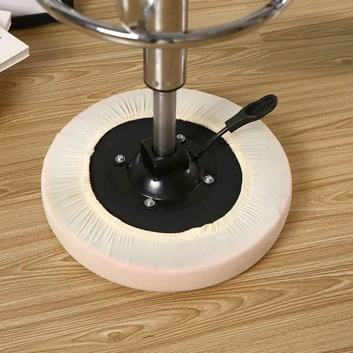 Miniatura 3 de ANWUCHEN - 4 fundas suaves para taburete, funda elástica para sillas redondas de madera y metal de 13 a 18 pulgadas (beige)
