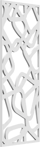 Miniatura 77 de Acme Paneles de pared decorativos de madera con calado, 9 3/8 pulgadas de ancho x 24 3/8 pulgadas de alto x 1/4 de alto, roble rojo