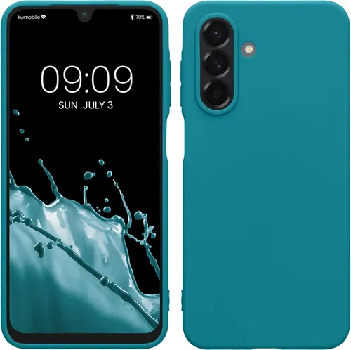 Miniatura 40 de kwmobile Funda compatible con Samsung Galaxy A23 4G / 5G - Funda de silicona TPU metálica suave y delgada - Rojo oscuro metálico