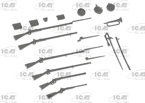 Miniatura 3 de ICM 35022 Kit de Modelo de Plástico Armas y Equipos de Guerra Civil de EE. UU. - Escala 1:35