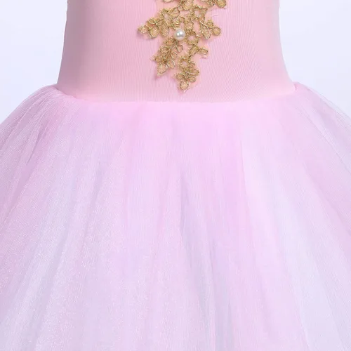 Miniatura 6 de AFAVOM Toddler Ballet Leotard for Girls Camisole Skirt Leotard Swan Lake Ballet Dance Dress with Accessories for Performance