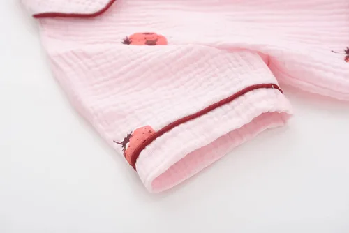 Miniatura 3 de BINIDUCKLING Pijama de verano con botones para niñas y niños de 18 meses a 12 años