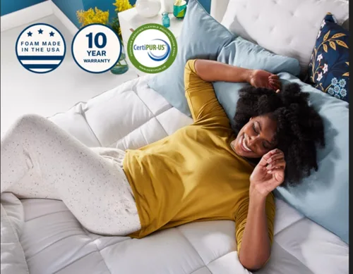 Miniatura 6 de Sleep Innovations Top de colchón enrevesado, color blanco. completo, Blanco, King