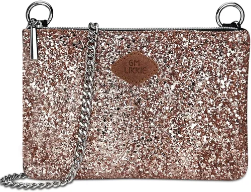 Miniatura 10 de Bolso de mano con bandolera GM LIKKIE para mujer, bolso de noche con purpurina, bolso de mano de lentejuelas para bodas y fiestas Glitter, Sequin