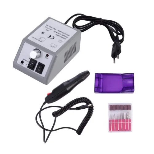 Miniatura 9 de Taladro eléctrico de uñas para uñas acrílicas, pluma de manicura profesional USB con 6 brocas intercambiables para uñas