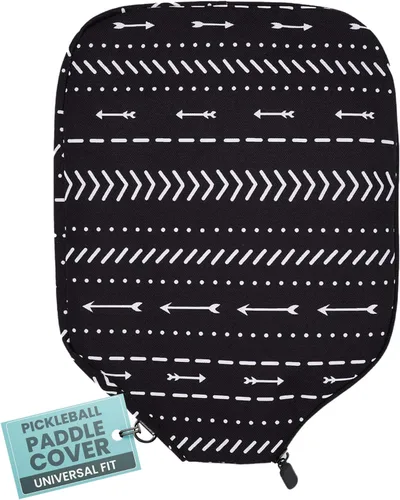 Miniatura 43 de Palms-O-Aces Pickleball Paddle Cover Canvas Padded Pickleball Paddles Sleeve with Zipper Lightweight Protective Paddle Case for Standard Paddles