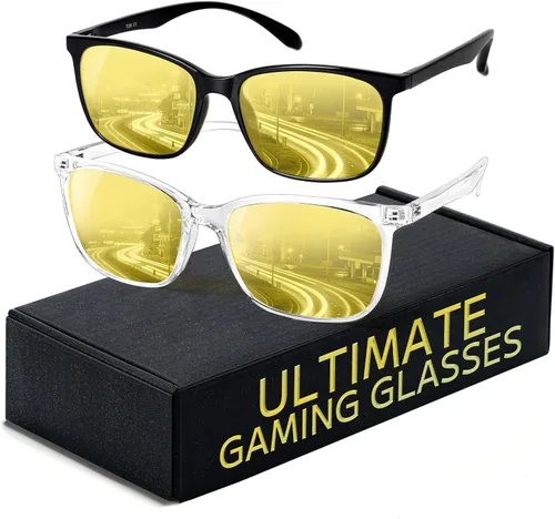 Miniatura 8 de TIJN Lentes de dormir para 99.9% TR90 con bloqueo de luz azul y verde, doble revestimiento AR con lente roja para juegos de computadora que reducen
