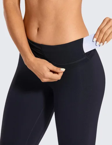 Miniatura 4 de CRZ YOGA Women's Naked Feeling Yoga Pants 28 Inches - High Waisted Workout Leggings Full Length Tights Buttery Soft