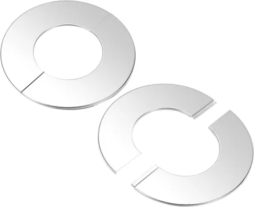 Miniatura 8 de M METERXITY Paquete de 2 bridas divididas de pared, para tubo de diámetro exterior de 0.9 pulgadas/0.866 in, placa de escudo de acero inoxidable