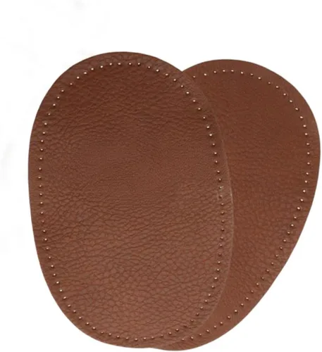 Miniatura 4 de BeeSpring 2 Piezas De Cuero Pu Parche Coser En Parches Repir Codo Rodilla Para Ropa Accesorios De Ropa - Color Café