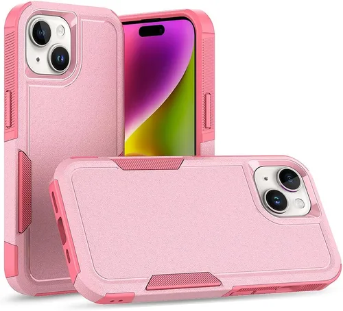 Miniatura 12 de Funda WOGROO para iPhone 8 Plus, iPhone 7 Plus de 5.5 pulgadas, funda protectora para teléfono a prueba de golpes, fuerte y duradera, color negro