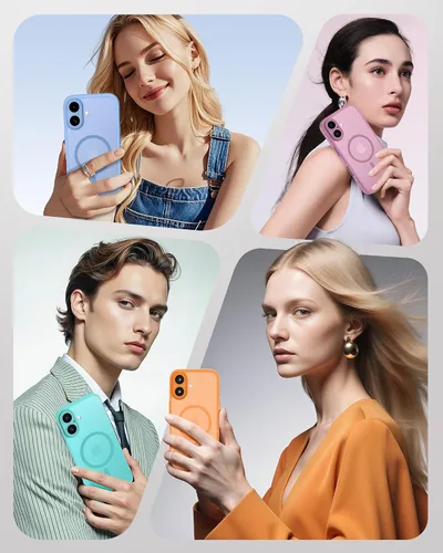 Miniatura 20 de TOCOL Funda para iPhone 11, compatible con Magsafe, protección completa de cámara, imanes integrados, protección contra caídas, funda translúcida