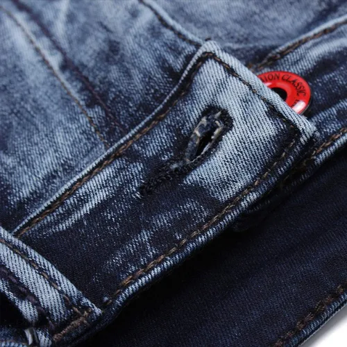 Miniatura 8 de AITITIA - Jeans rasgados de corte regular para hombre