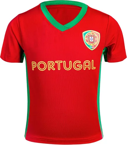 Miniatura 37 de Cnins Camisetas de entrenamiento de fútbol para niños de 2 a 14 años, trajes de práctica para niños y niñas con colores del equipo nacional