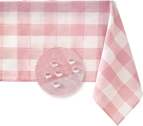 Miniatura 13 de BALCONY & FALCON Mantel Rectangular Estilo Jacquard Resistente al Agua Cubierta de Mesa para Comedor Cocina Café Fiestas y Uso al Aire Libre