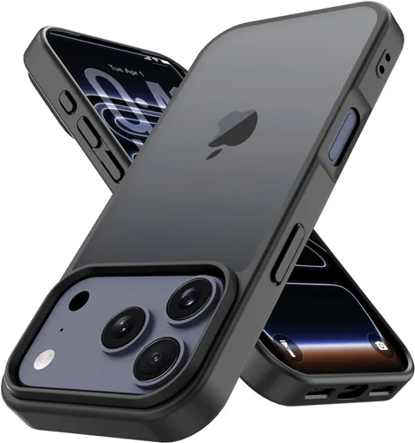 Miniatura 75 de PinLiSheng Funda mate para iPhone 11, funda protectora dura y delgada con protección a prueba de golpes, funda trasera translúcida y mate para Gris