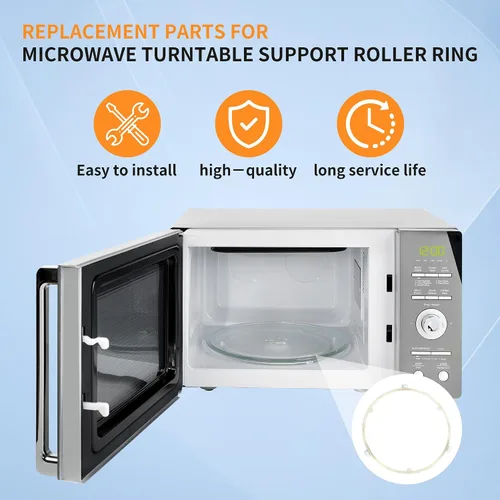 Miniatura 4 de 1 paquete de 5304509438 WB06X10818 - Anillo giratorio de microondas de 8.5 pulgadas, pieza de repuesto para GE, Samsung, Frigidaire, repuesto