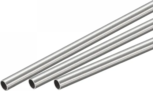Miniatura 16 de uxcell Tubo redondo de acero inoxidable 304 0.236 in OD 0.020 in espesor de pared 11.811 in longitud 3 piezas