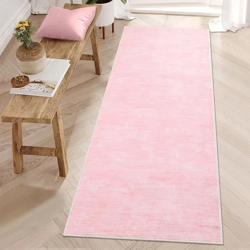 Miniatura 63 de RUGSREAL - Tapete pequeño de 2x3 con base de goma, resistente a las manchas, moderno, color liso, contemporáneo lavable, para la entrada, sala