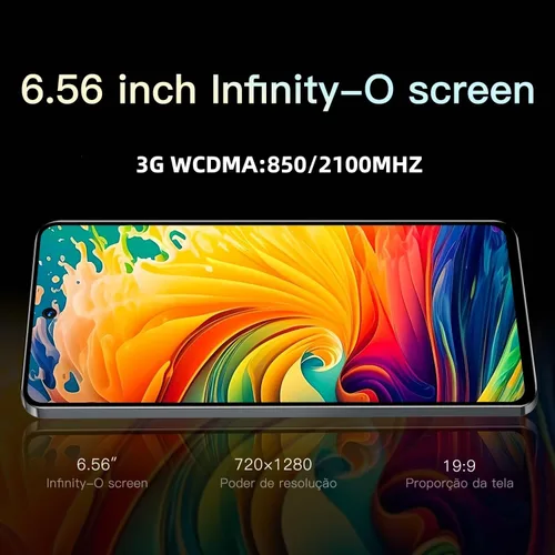 Miniatura 6 de Teléfono desbloqueado, pantalla de 6.56 pulgadas, 2G RAM y 64G ROM, cámara trasera de 16 MP, compatible con banda de frecuencia de tarjeta SIM dual