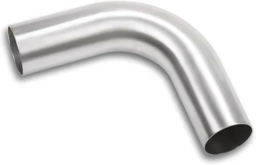 Miniatura 30 de Codo de 180 Grados 1.5 Pulgadas 38mm OD Tubo de Aleación de Aluminio para Intercooler, Tubería de Admisión de Aire, Radio 1.5D, Acabado Cepillado
