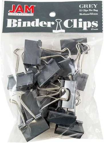 Miniatura 39 de Broches aprietapapeles JAM Paper®, Blanco