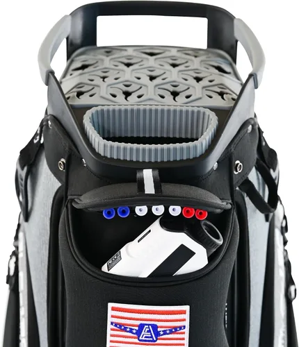 Miniatura 6 de ASK ECHO Soundless-Series - Bolsa para carrito de golf con 15 divisores, parte inferior con bloqueo de agarre