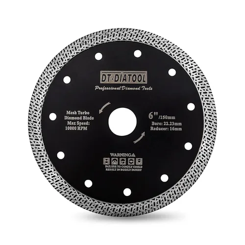 Miniatura 19 de DT-DIATOOL Hoja de granito de diamante de 4 pulgadas para azulejos de porcelana de mármol, disco de corte de diamante de cerámica con segmentos