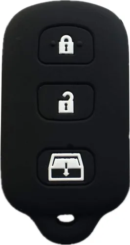 Funda de silicona para llavero de entrada sin llave, repuesto para Toyota 4Runner 1999-2009 Toyota 4Runner 2001-2008 Toyota Sequoia HYQ12BBX