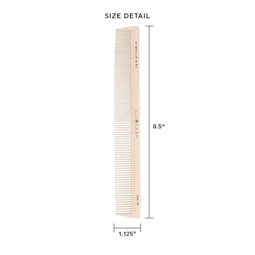 Miniatura 3 de Cricket Silkomb Pro-35 - Peine de corte de pelo extra largo, inyectado de silicona, dientes sin costuras con patrón de dientes dobles para corte