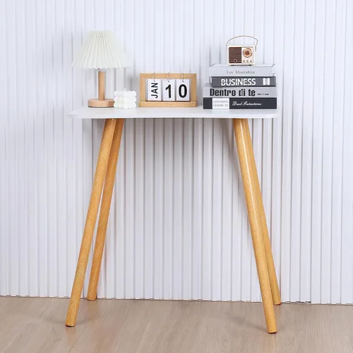 Miniatura 6 de Escritorio para computadora, moderno y ergonómico diseño de arco, escritorio de computadora espacioso para computadora de escritorio de estudio